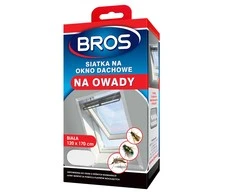 BROS stogo lango tinklelis nuo uodų 120x170 baltas