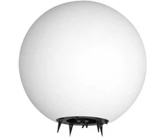 Sieninis šviestuvas Orno LUNA II sodo rutulinis šviestuvas, E27, maks. 18 W, IP65, baltas, Ω280