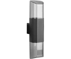 Sieninis šviestuvas Orno PEONIA sodo šviestuvas, 2xE27, maks. 2x15W, IP54, juodas