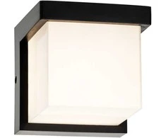 Sieninis šviestuvas Orno PROTEA LED 9W, sodo šviestuvas, 750lm, IP65, 4000K, juodas