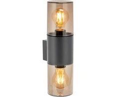 Sieninis šviestuvas Orno SALVIA sodo šviestuvas, 2xE27, maks. 2x15W, IP54, pilkas