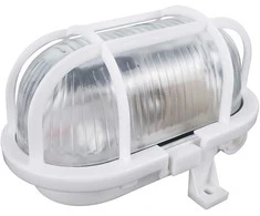 Sieninis šviestuvas Orno SOTOA, šviestuvas, E27, maks. 15 W, IP54, stiklinis gaubtas, plastikinis dangtelis, baltas