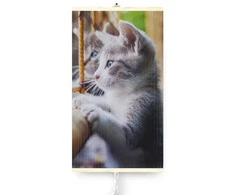 Infraraudonųjų spindulių radiatorius - lanksti šildymo plokštė 430W TRIO pattern 11 cat, matmenys 100x57cm