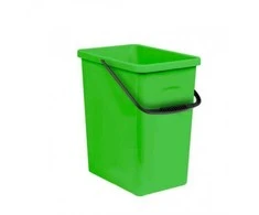 Branq perdirbimo šiukšliadėžė su rankena, žalias, 10l