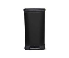 Curver Kibiras su pedalu Deco Bin, metalizuotas, 50 l, juodas