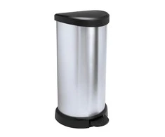 Metalinė šiukšlių dėžė su Curver 40L pedalu