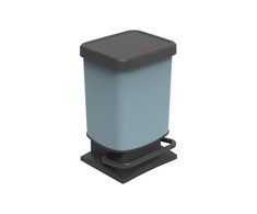 Rotho pedalinė šiukšlių dėžė 20 l, perdirbamas plastikas, be BPA, mėlyna, Paso serija