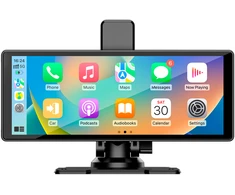 Automobilio multimedijos sistema Kruger &amp; Matz KM2021 | Android Auto ir Apple CarPlay | 9" ekranas | Vaizdo registratorius