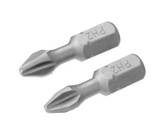 Stanley Koncówki Atsuktuvo antgaliai - „Philips“ torsioniniai ph2/25 (2 vnt.)