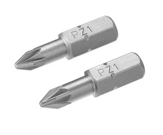 Koncówki Atsuktuvo antgaliai - pozidriv pz1/25 (2 vnt.)