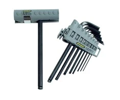 Stanley Šešiakampio raktų rinkinys 9 vnt, 1,5-10mm - daugiafunkcis komplektas
