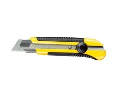 STANLEY KNIFE 25mm PLŪDŽIAMO PEILIO METALINĖ ABS rankena/KORTELĖ