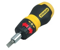 STANLEY WKRĘTAK MULTIBIT Z/G KRÓTKI + 7KOŃCÓWEK