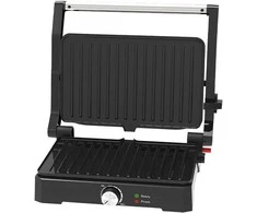 Sumuštinių keptuvas Black &amp; Decker Grilis Panini sumuštinių kepsninė, skrudintuvas, didelė elektrinė ištraukiama 1500 W - or1332