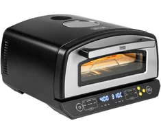 Vaflinė Teesa Piec do pizzy SUPREME ELITE 2200 W, 450 stopni, dwie grzałki, okno, LED, 33 cm, różne programy pieczenia