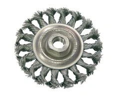 Šepetys šlifavimo plieno 100mm M14 sukto plauko PROLINE