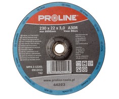 Tarcza Metalo pjovimo diskas t42, 230x3.0x22a30r proline