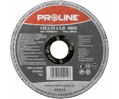 Tarcze Pjovimo diskai rūgštims atspariam plienui, t41, 125x1,2x22a60s proline, 10 vnt.
