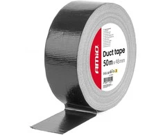 Juoda techninė juosta 48 mm x 50 m x 0,19 mm amio-04850