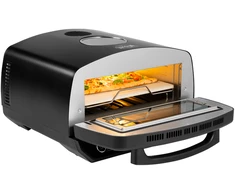 Vaflinė Teesa Piec do pizzy SUPREME ELITE 2200 W, 450 stopni, dwie grzałki, okno, LED, 33 cm, różne programy pieczenia