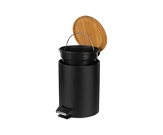 Teesa Vonios šiukšliadėžė 3 l (juoda)