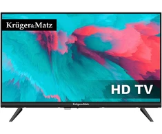 Kruger &amp; Matz „Televizorius Kruger“ ir „Matz“ 24 colių HD DVB-T2 H.265 HEVC 230/12V