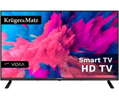 Televizorius Kruger &amp; Matz Krüger&amp;Matz KM0232-V3 TV 81.3 cm (32") HD Smart TV Wi-Fi Juodas