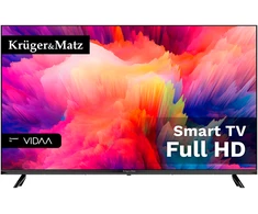 Televizorius Kruger &amp; Matz Krüger&amp;Matz KM0243FHD-V3 TV 81.3 cm (32") HD Smart TV Wi-Fi Juodas