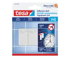 Tesa Gwoździe Lipnios vinys, 2 vnt. <2kg, plytelėms (+2 pl) (77762-00007-00)