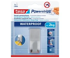 Tesa Kabliukas Power-Strips, atsparus vandeniui, pilkas