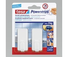 Tesa Kabliukai CLASSIC, balti, 2 vnt.