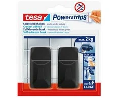 Drabužių kabliukas Tesa tesa 58279, juoda