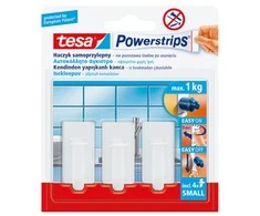 Tesa Kabliukai CLASSIC, Mini, balti, 3 vnt.