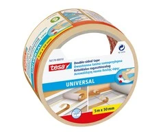 Dvipusė lipnioji juostelė Tesa, 25m x 50mm, geltona