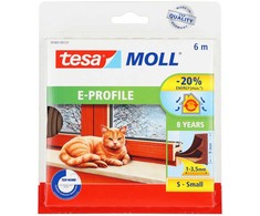 TESA USZCZELKA BRĄZ E - 6m 9mm