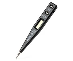 Įtampos testeris 12–250 V su LCD ekranu amio-03122