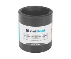 Obrzeże „Cellfast“ grafitinis sodo apvadas, 20 cm x 9 m, tiesus