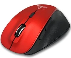 TM122R Titanum belaidė „Bluetooth“ pelė, 6D optinė, „Fornax“, raudona