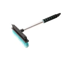 Szczotka ToM-PaR Automobilinis 2in1 šepetys su silikoniniu valytuvu, aliuminis, 42 cm