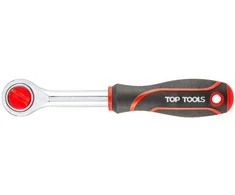 Terkšlė TOP TOOLS 1/4", 24 dantys, guminė rankena