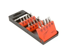 Antgaliai atsuktuvui su laikikliu Top Tools, 16 vnt.