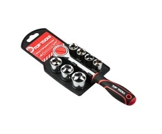 Raktas galvutėms TOP TOOLS 3/8" (8 vnt. rinkinys)