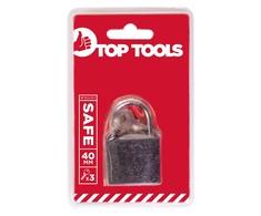 Top Tools Geležinė spyna, 40 mm, 3 raktai