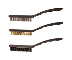 Šepečių komplektas TOP TOOLS 230 mm (varis, plienas, nailonas)