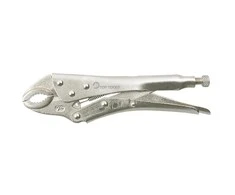 Užspaudimo replės TOP TOOLS 180 mm, lenktos žnyplės
