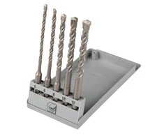 Grąžtas Top Tools Wiertła SDS Plus betono grąžtai 5-12 mm, 5 vnt. rinkinys