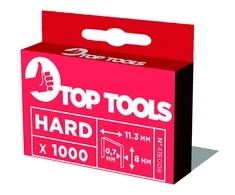 Top Tools Zszywki J tipo sąsagos, 8 mm, 1000 vnt.