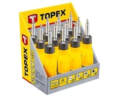 Topex reketo antgalių atsuktuvas 39D518