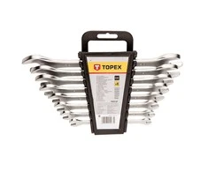 Plokšti veržliarakčiai TOPEX 8 vnt. komplektas (6-22 mm)