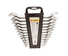 Plokšti Raktai TOPEX 12 vnt. (6-32 mm)